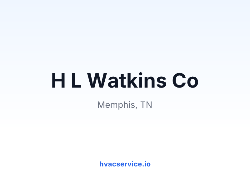 H L Watkins Co