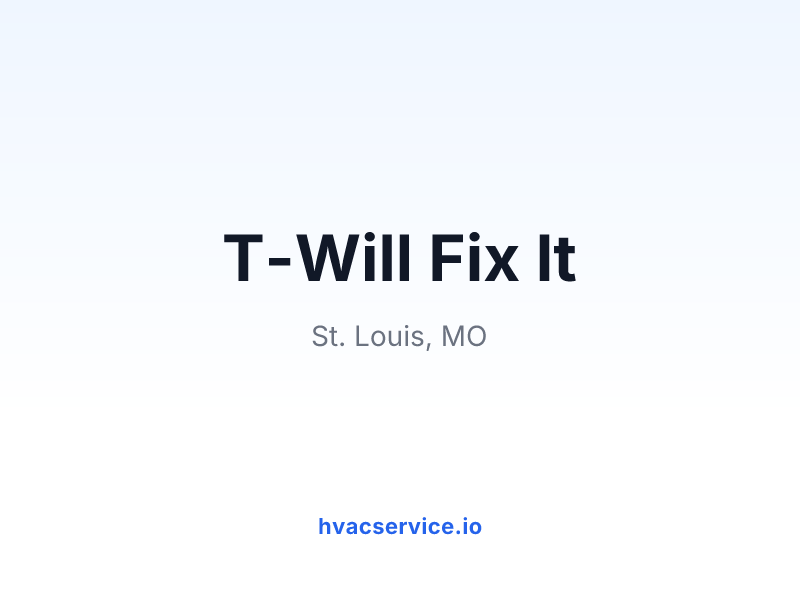 T-Will Fix It