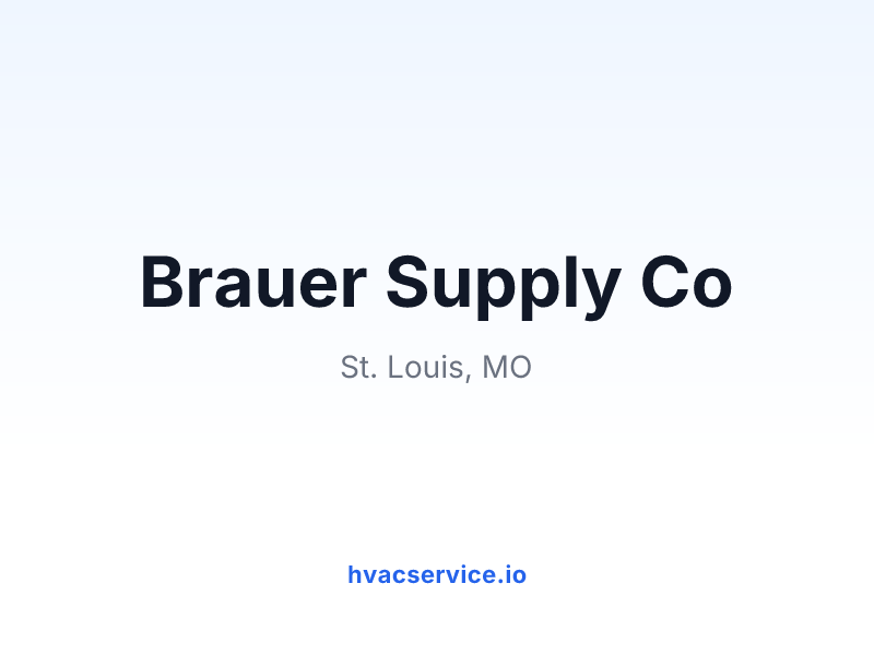 Brauer Supply Co