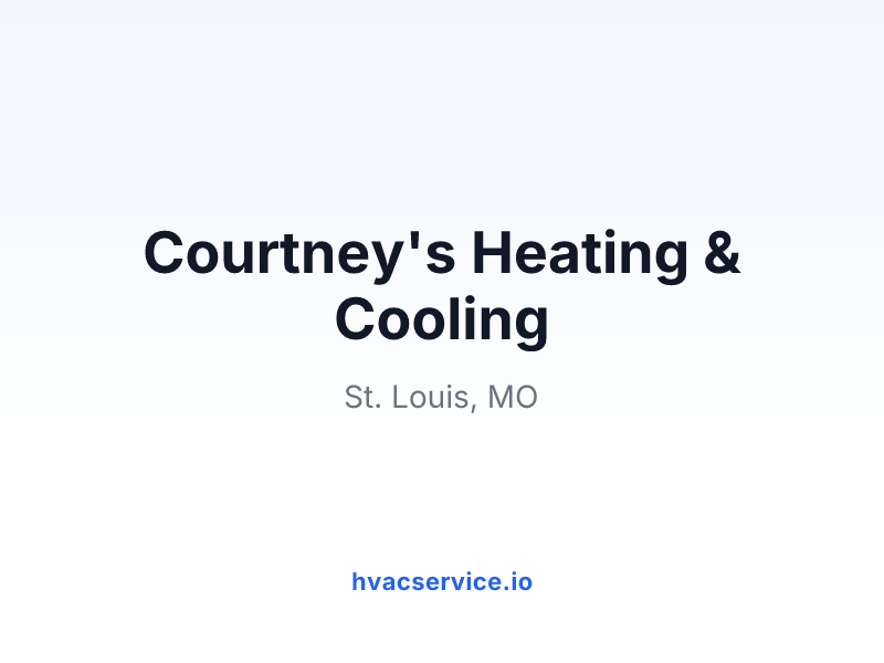 Courtney's Heating & Cooling