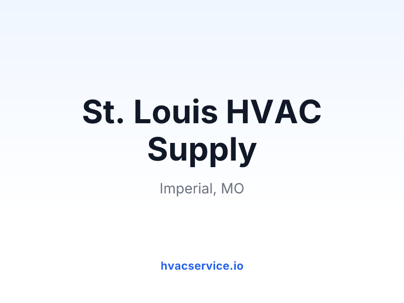 St. Louis HVAC Supply