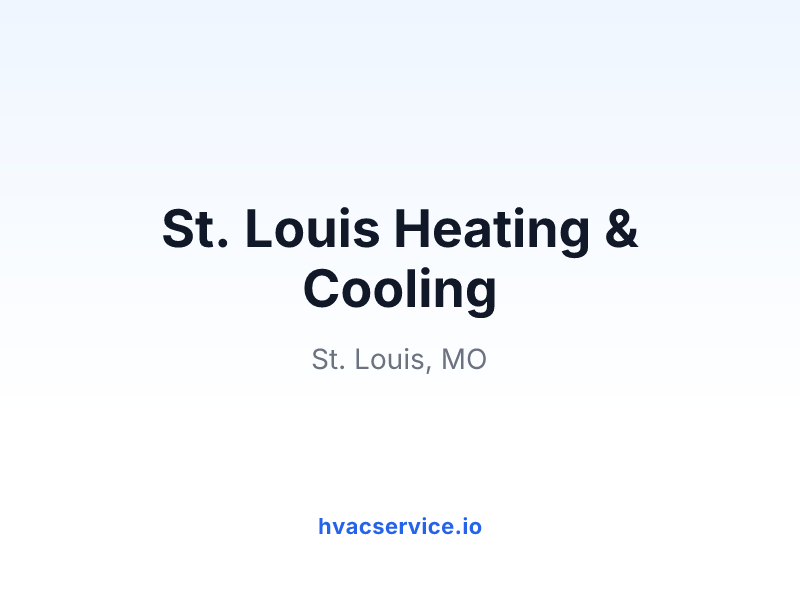 St. Louis Heating & Cooling