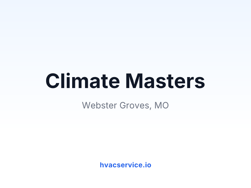 Climate Masters