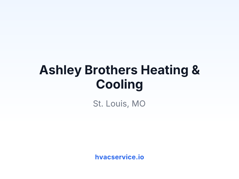 Ashley Brothers Heating & Cooling
