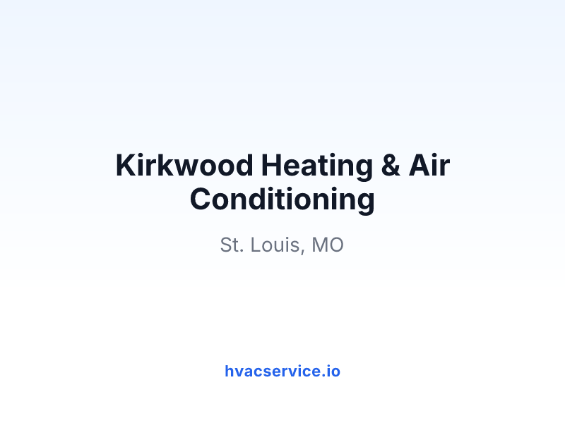 Kirkwood Heating & Air Conditioning