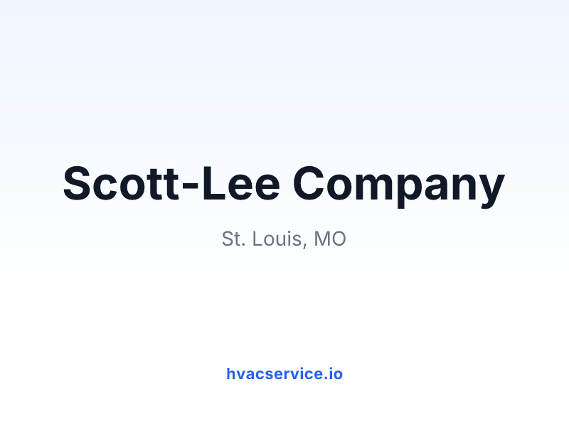 Scott-Lee Company