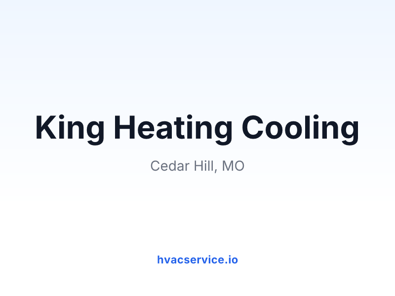 King Heating Cooling