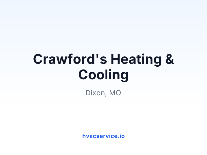 Crawford's Heating & Cooling