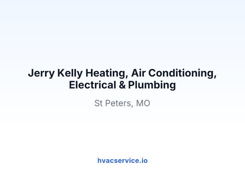 Jerry Kelly Heating, Air Conditioning, Electrical & Plumbing