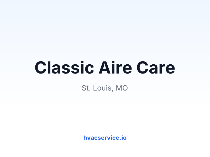 Classic Aire Care