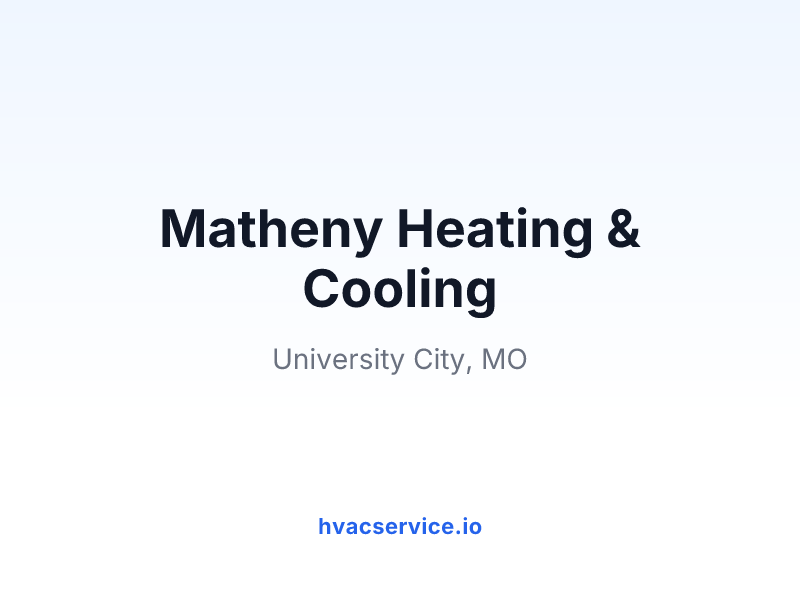 Matheny Heating & Cooling