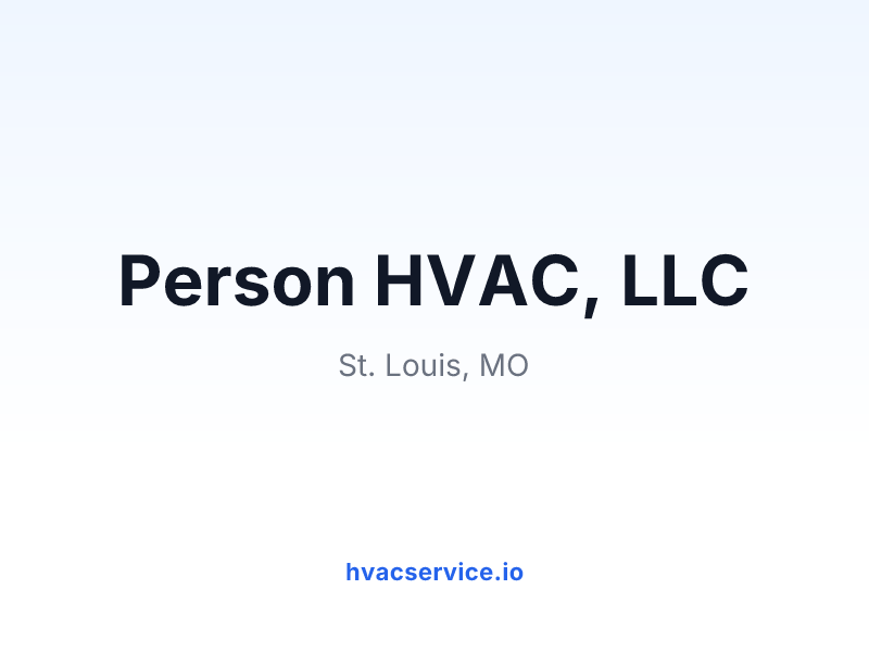 Person HVAC, LLC