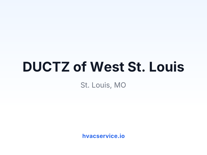 DUCTZ of West St. Louis