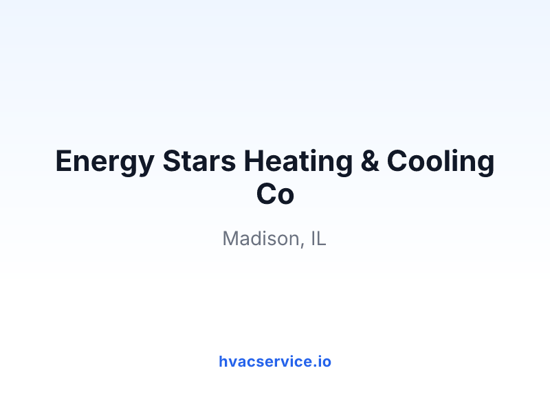 Energy Stars Heating & Cooling Co