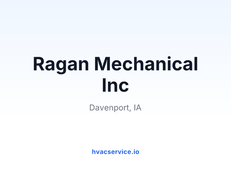Ragan Mechanical Inc