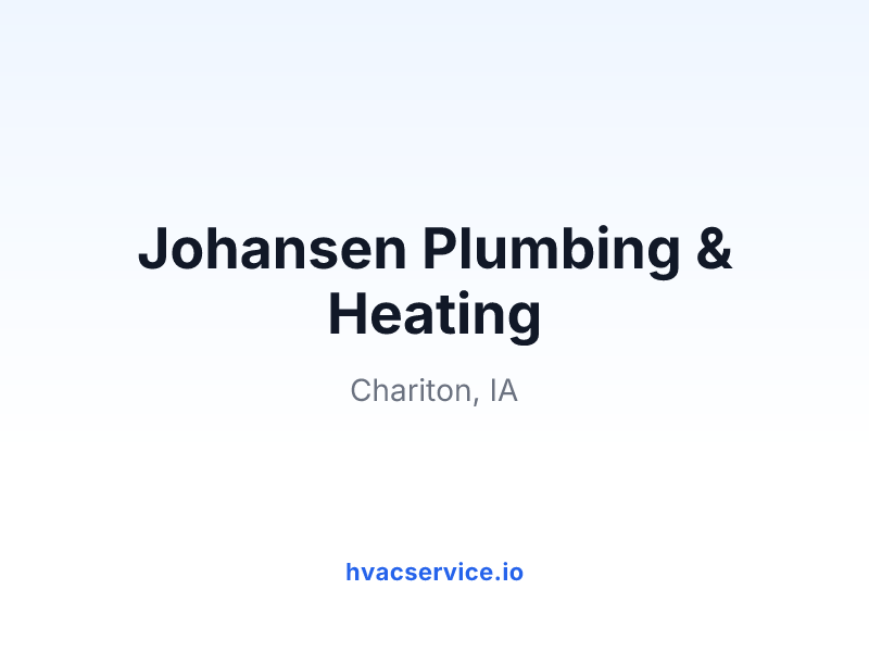 Johansen Plumbing & Heating