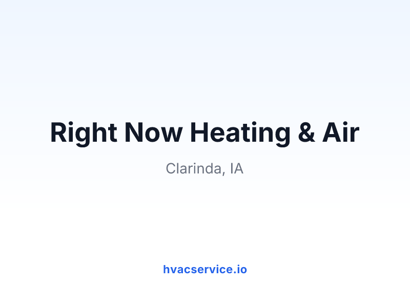 Right Now Heating & Air