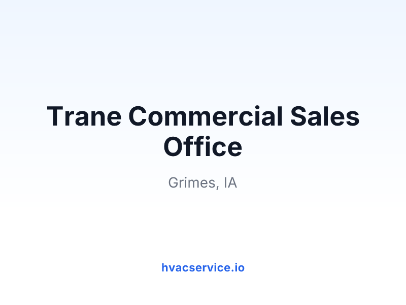 Trane Commercial Sales Office