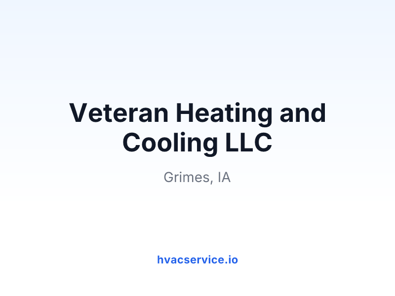 Veteran Heating and Cooling LLC