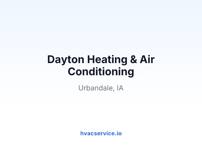 Dayton Heating & Air Conditioning