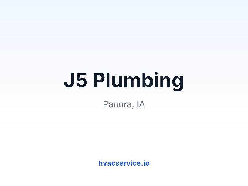 J5 Plumbing