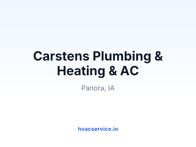 Carstens Plumbing & Heating & AC