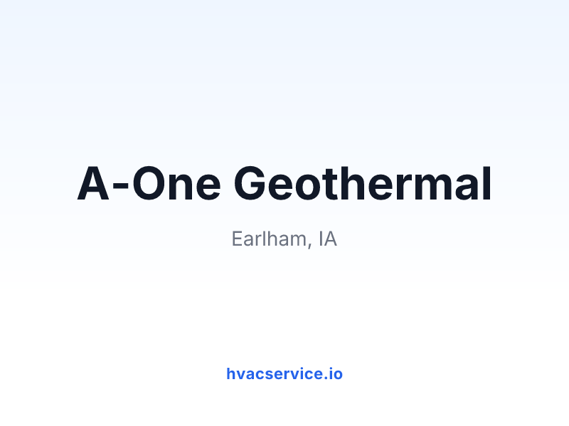 A-One Geothermal