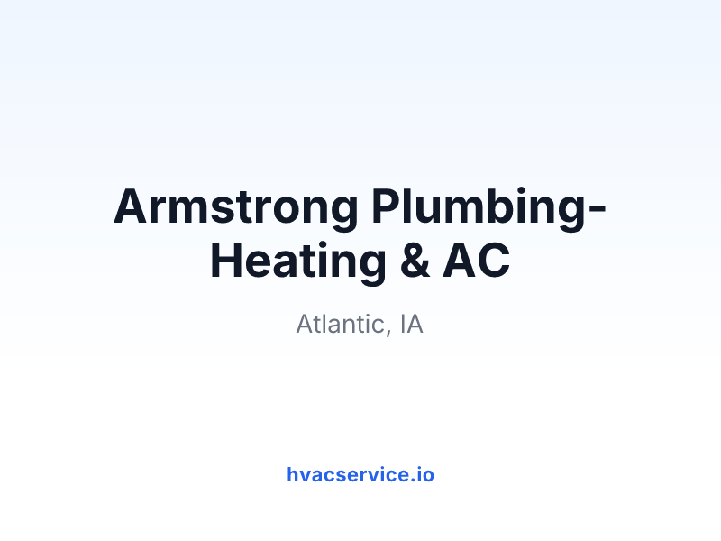 Armstrong Plumbing-Heating & AC