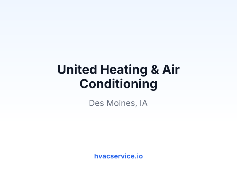 United Heating & Air Conditioning