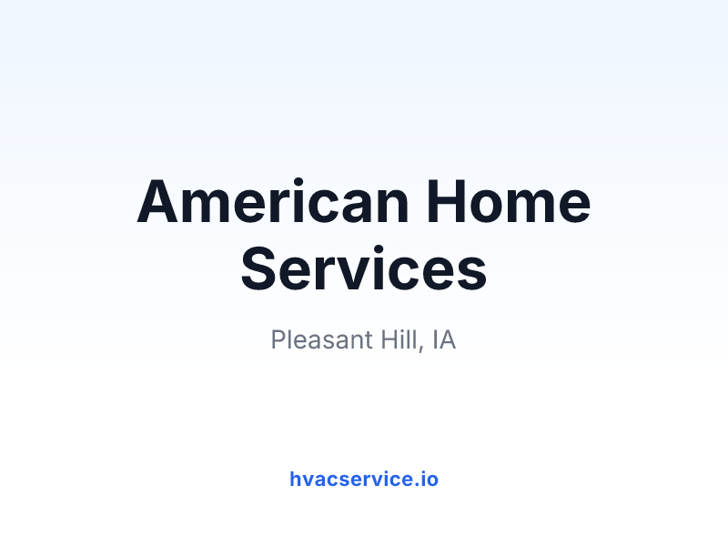American Home Services