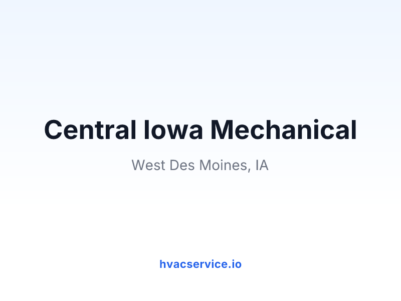 Central Iowa Mechanical