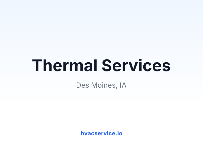 Thermal Services