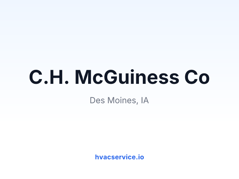 C.H. McGuiness Co