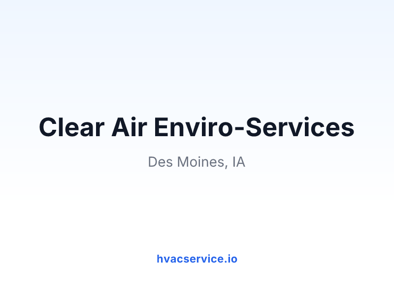 Clear Air Enviro-Services