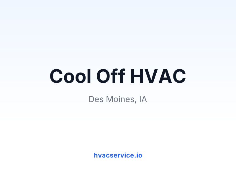 Cool Off HVAC