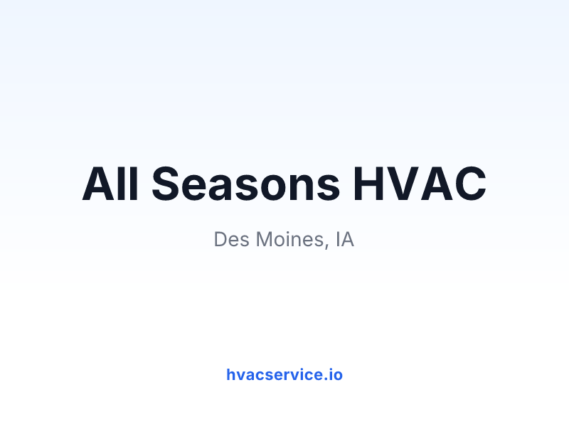 All Seasons HVAC
