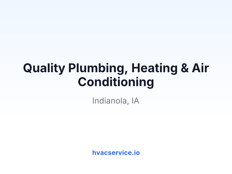 Quality Plumbing, Heating & Air Conditioning