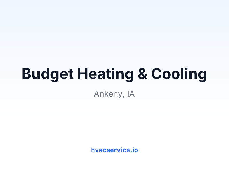 Budget Heating & Cooling