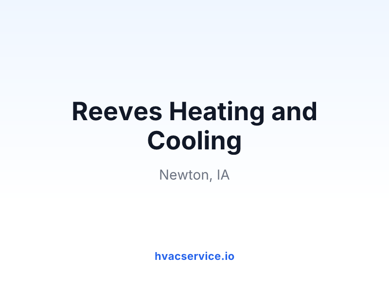 Reeves Heating and Cooling