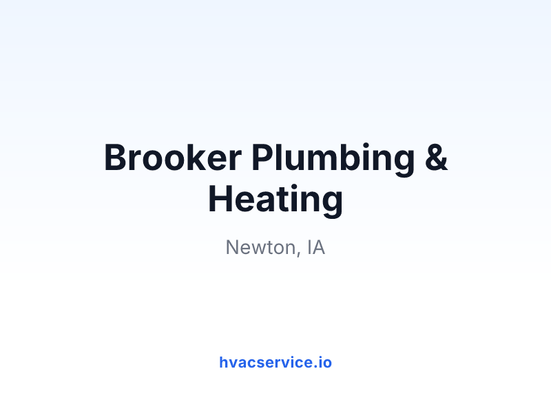 Brooker Plumbing & Heating