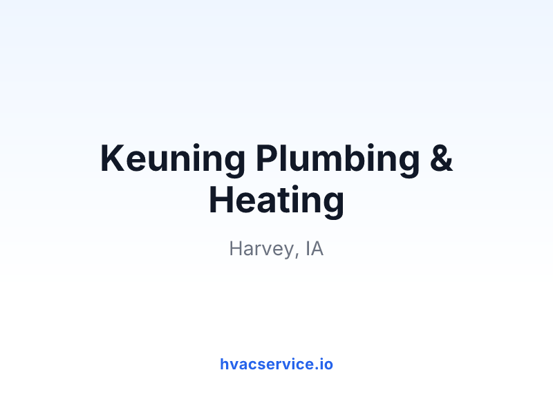 Keuning Plumbing & Heating