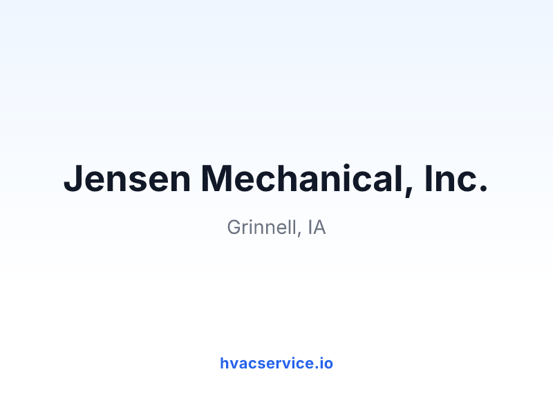 Jensen Mechanical, Inc.