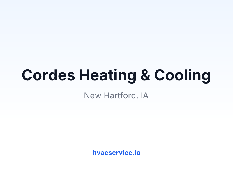 Cordes Heating & Cooling