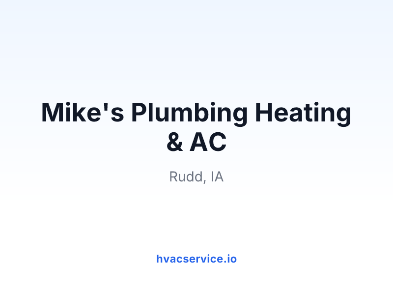 Mike's Plumbing Heating & AC