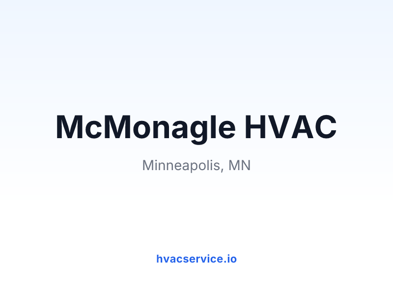 McMonagle HVAC