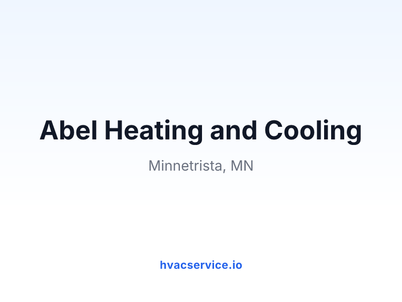 Abel Heating and Cooling