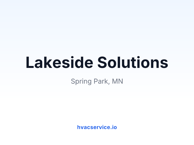 Lakeside Solutions