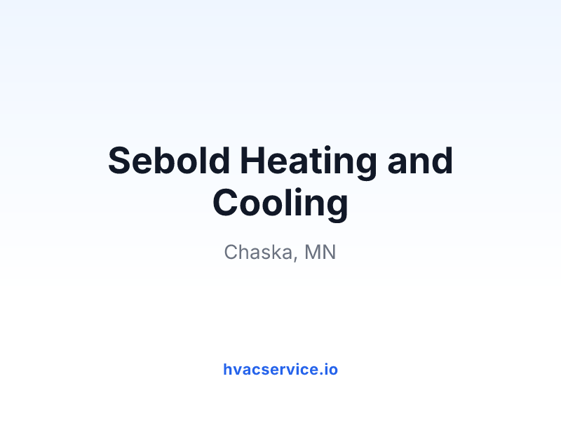 Sebold Heating and Cooling