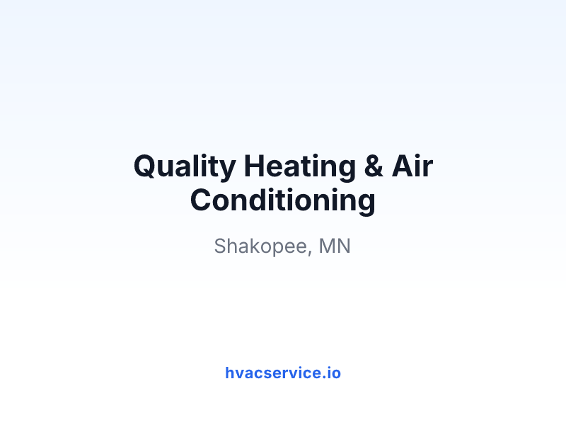 Quality Heating & Air Conditioning