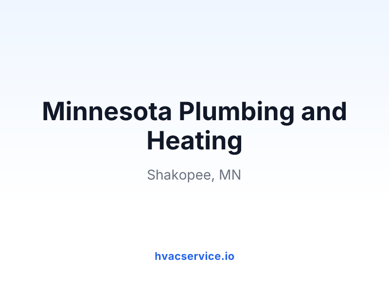 Minnesota Plumbing and Heating